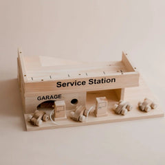 QToyas - Solid Wooden Service Station