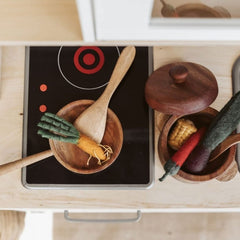 QToys - Mahogany Pot and Pan Set