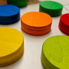QToys - Rainbow coins 18pcs