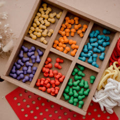 QToys - Froebel Peg and Lacing Board