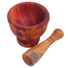 QToys - Wooden Pestle and Mortar