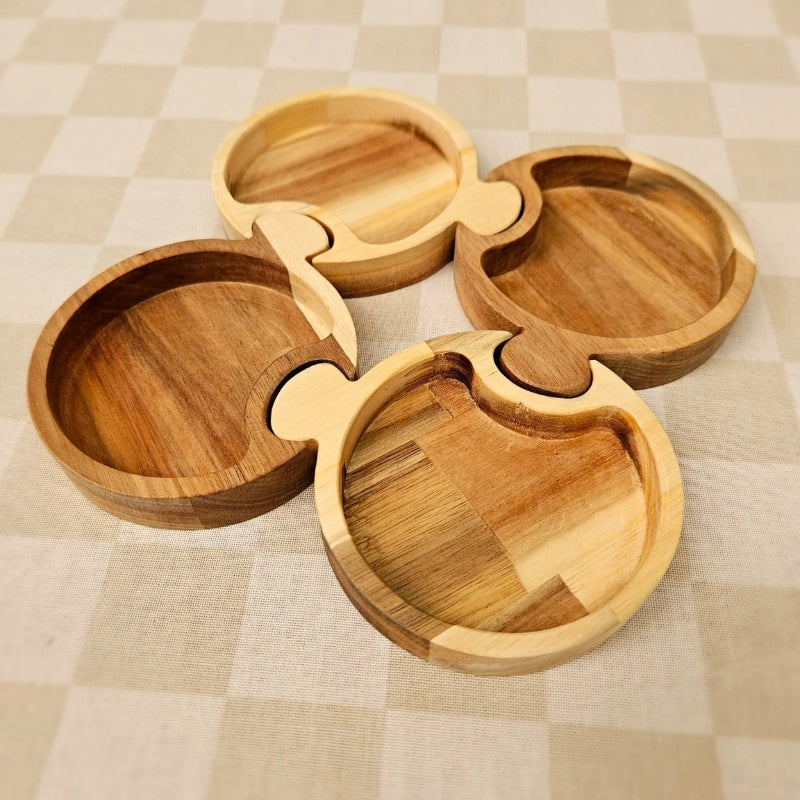 QToys - Round Puzzle trays