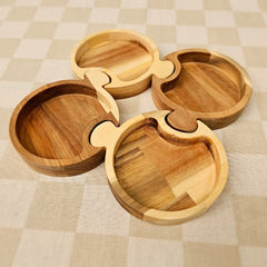 QToys - Round Puzzle trays