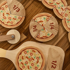 QToys - Pizza Fraction learning Kit