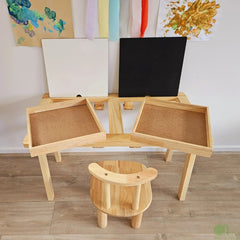 QToys - 4 in 1 Activity Table + Assorted tray inserts