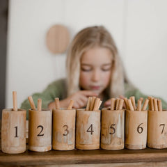 QToys - Bamboo Counting Set