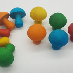 QToys - Coloured Mushrooms