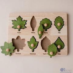 QTOYS - Montessori Leaf Puzzle