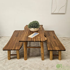 QToys - Tree Tables And 2 Benches