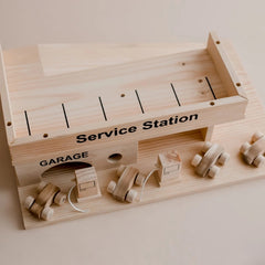 QToyas - Solid Wooden Service Station