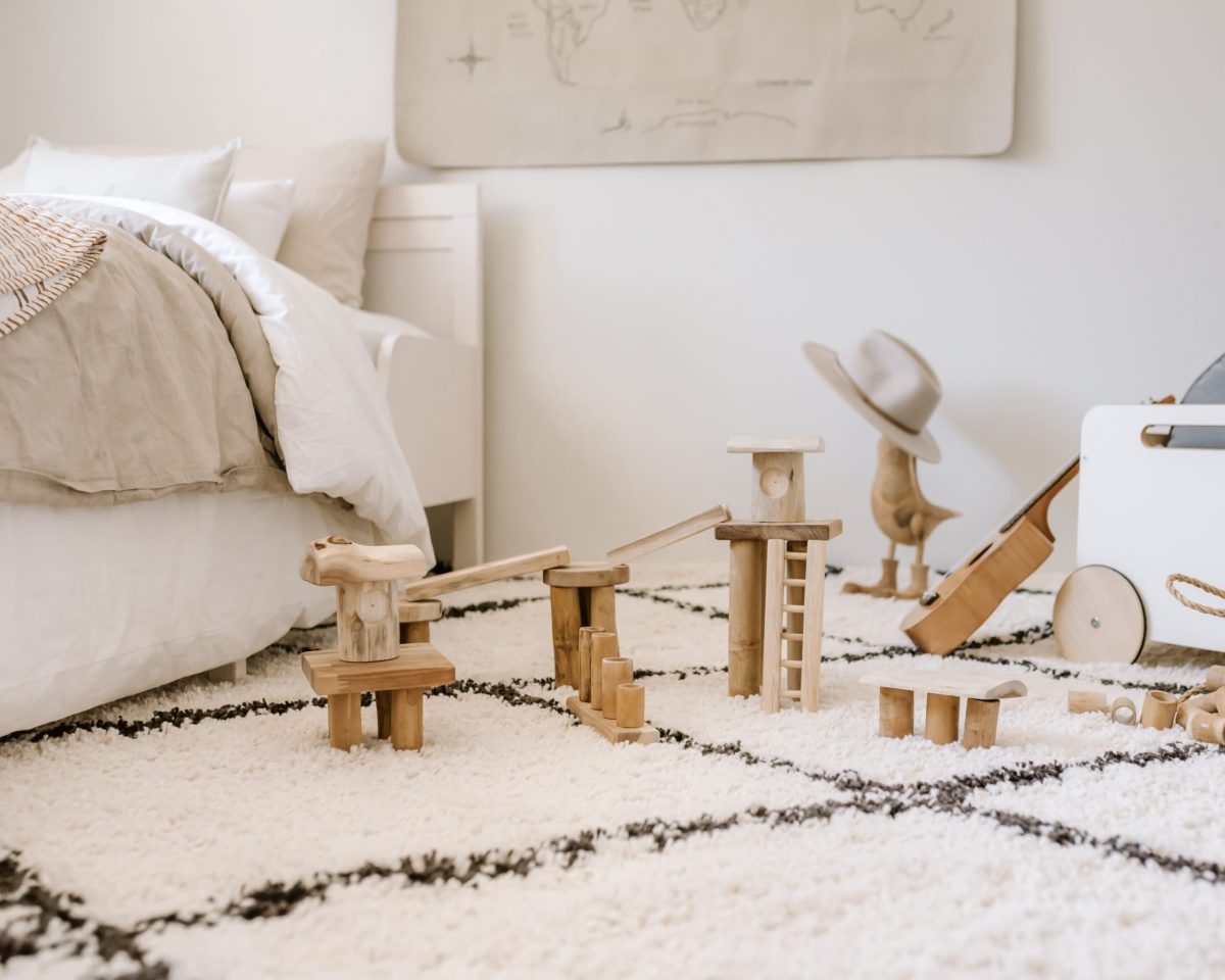 QToys - Bamboo Building Block Set of 50