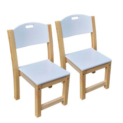 QToys - White seat stacking chairs Set of 2