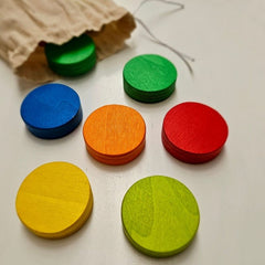 QToys - Rainbow coins 18pcs