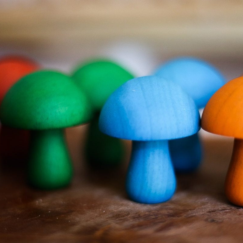 QToys - Coloured Mushrooms