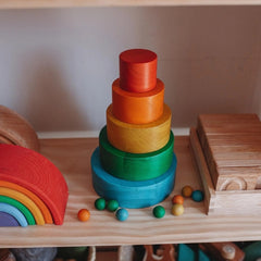 QToys - Coloured Nesting and Stacking bowls