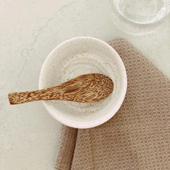 QToys - Coconut Wooden Soup Spoons set of 6