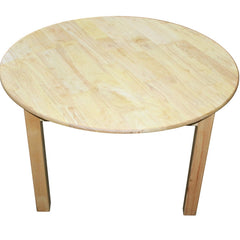 QToys - Round Table 90cm & Rubber Wood