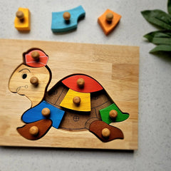 QToys - Little Turtle Knob Puzzle