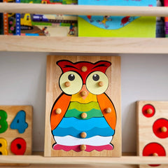 QToys - Hooty owl knob puzzle