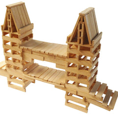 QToys - Natural Planks – 200 Pieces