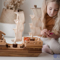 QToys - Wooden Pirate Ship
