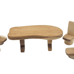 QToys - Cottage Doll Dinning Set