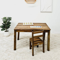 QToys - Study Desk and 2 Standard Chairs