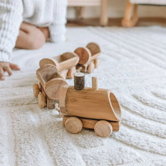 QToys - Bamboo Train