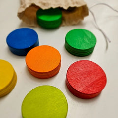QToys - Rainbow coins 18pcs
