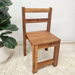 QToys - Stackable Acacia Standard Chairs