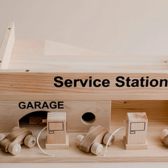 QToyas - Solid Wooden Service Station