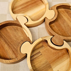 QToys - Round Puzzle trays