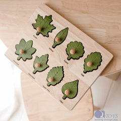 QTOYS - Montessori Leaf Puzzle