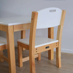 QToys - White seat stacking chairs Set of 2