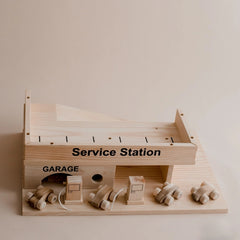 QToyas - Solid Wooden Service Station