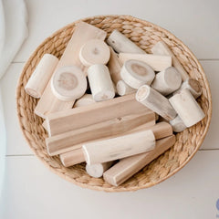 QToys - NATURAL TREE BLOCKS