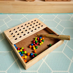 Qtoys - Montessori Sand Tray + Ball Tray Insert