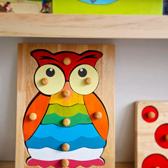 QToys - Hooty owl knob puzzle