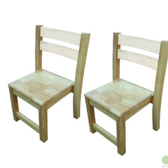 QToys - Rubber Wood Stacking Chairs