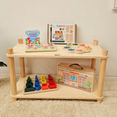 QToys - Montessori 2 Tier Shelf