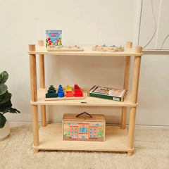 QToys - Montessori 3 Tier Shelf