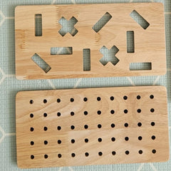 QToys - Montessori Sand Tray + Assorted Tray Inserts