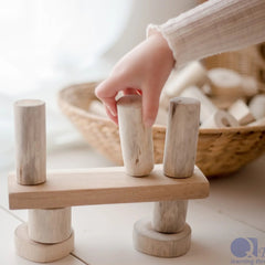QToys - NATURAL TREE BLOCKS