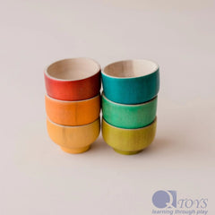 QToys - Rainbow Sorting Bowls
