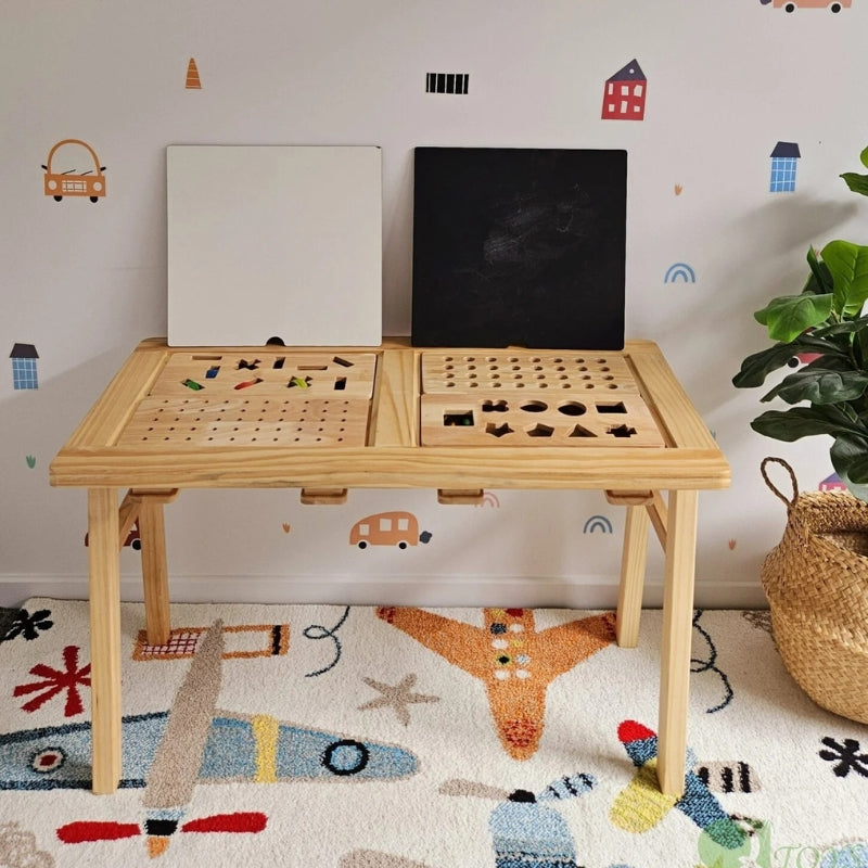 QToys - 4 in 1 Activity Table + Assorted tray inserts