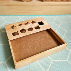 QToys - Montessori Sand Tray + Assorted Tray Inserts
