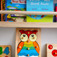 QToys - Hooty owl knob puzzle