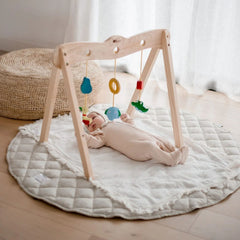 QToys - Wooden Baby Gym
