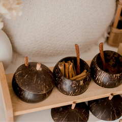 QToys - Coconut Spice Jar and Rack