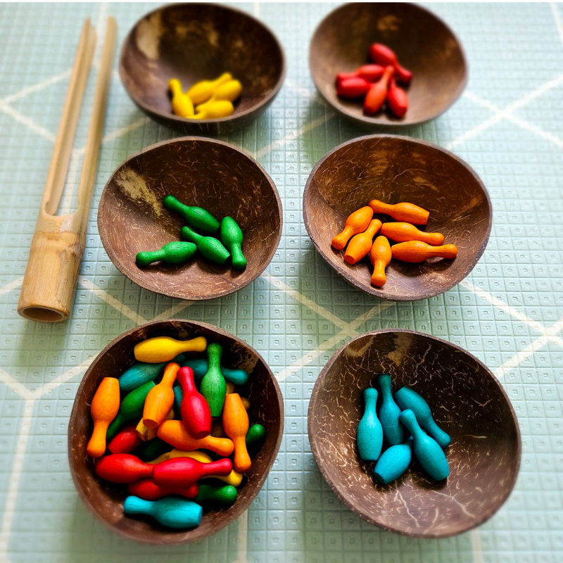 QToys - Coconut Bowls Set of 6
